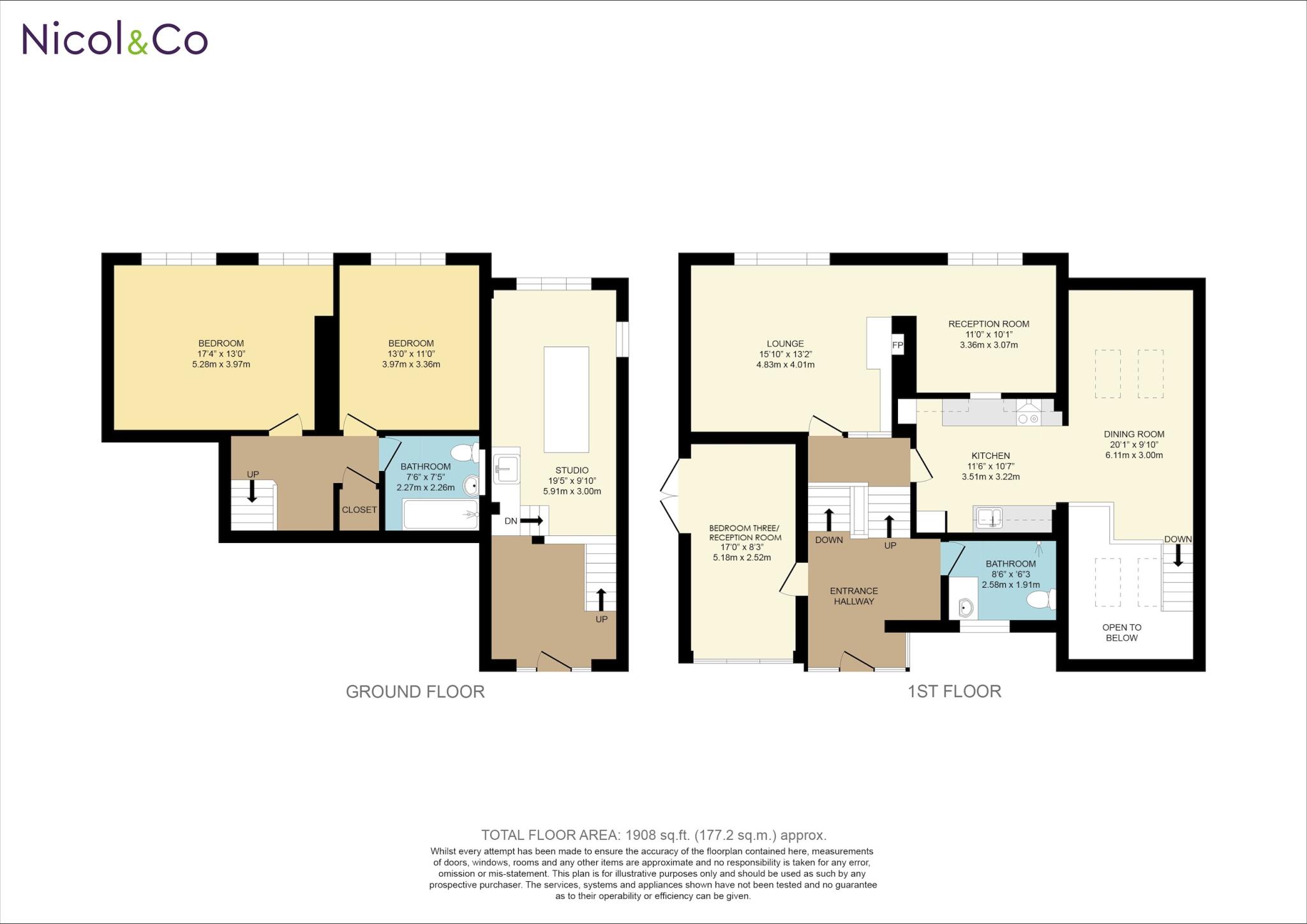 Holywell Road, Malvern, Worcestershire, WR14 floorplan