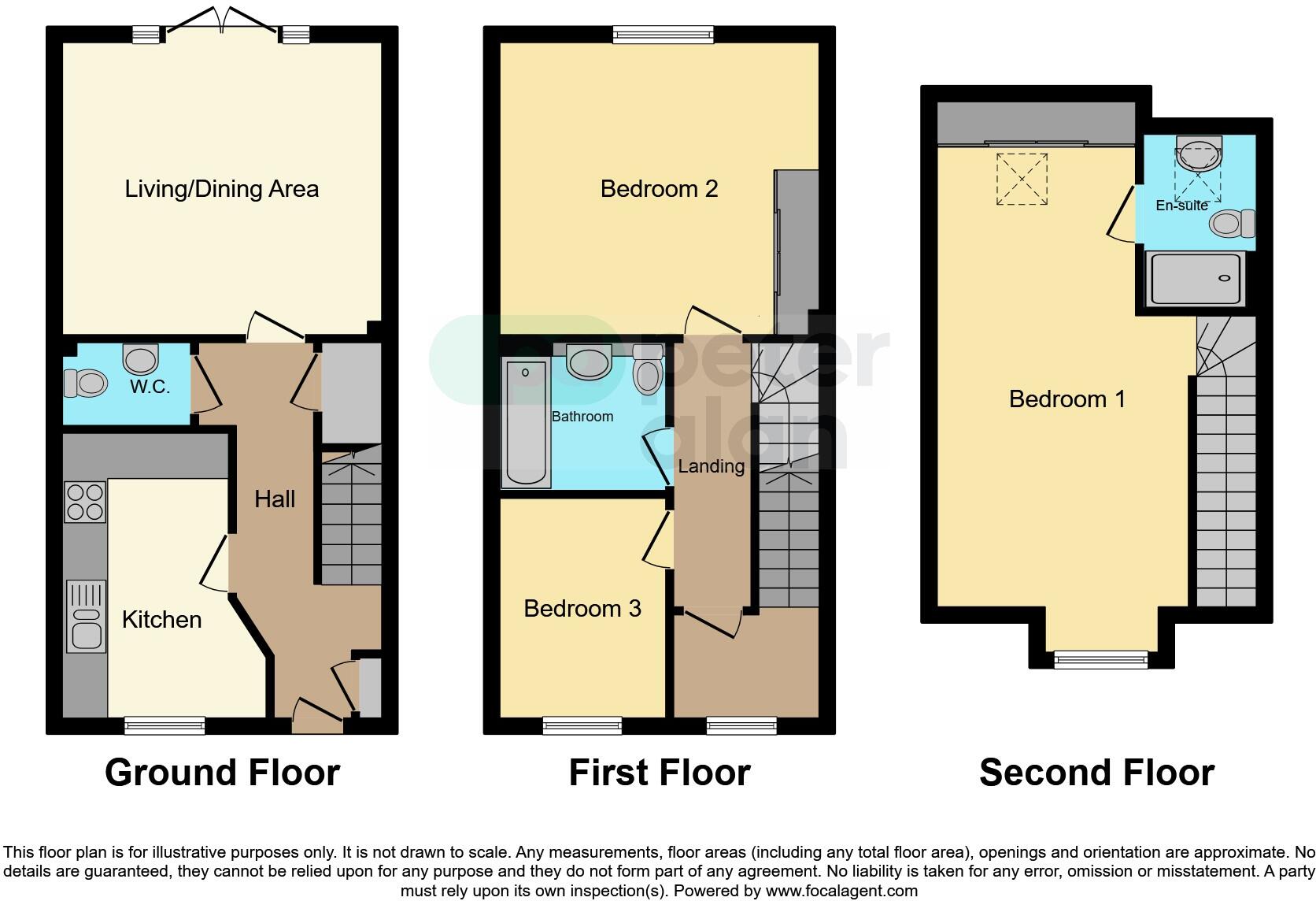 Portland Drive, Barry floorplan