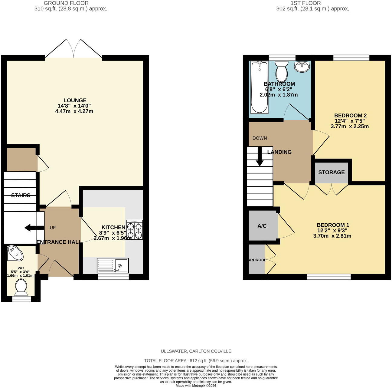 Ullswater, Carlton Colville, Lowestoft, NR33 8WG floorplan