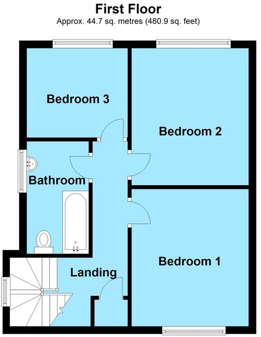 Holly Drive, Lutterworth, LE17 floorplan