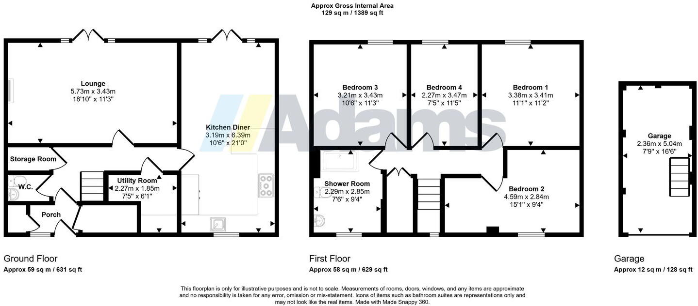 Cunliffe Close, Runcorn floorplan