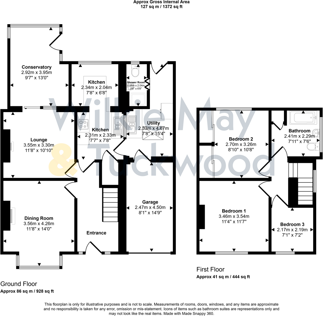 King George Road, Minehead floorplan