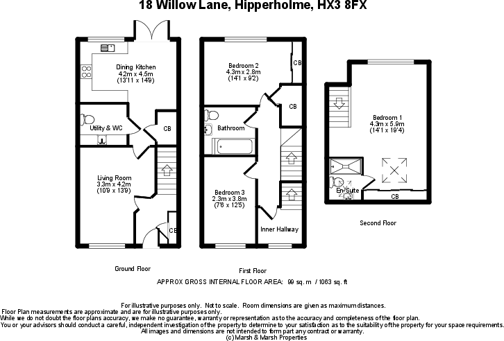 18 Willow Lane, Stonebrooke Gardens, Hipperholme, HX3 8FX floorplan