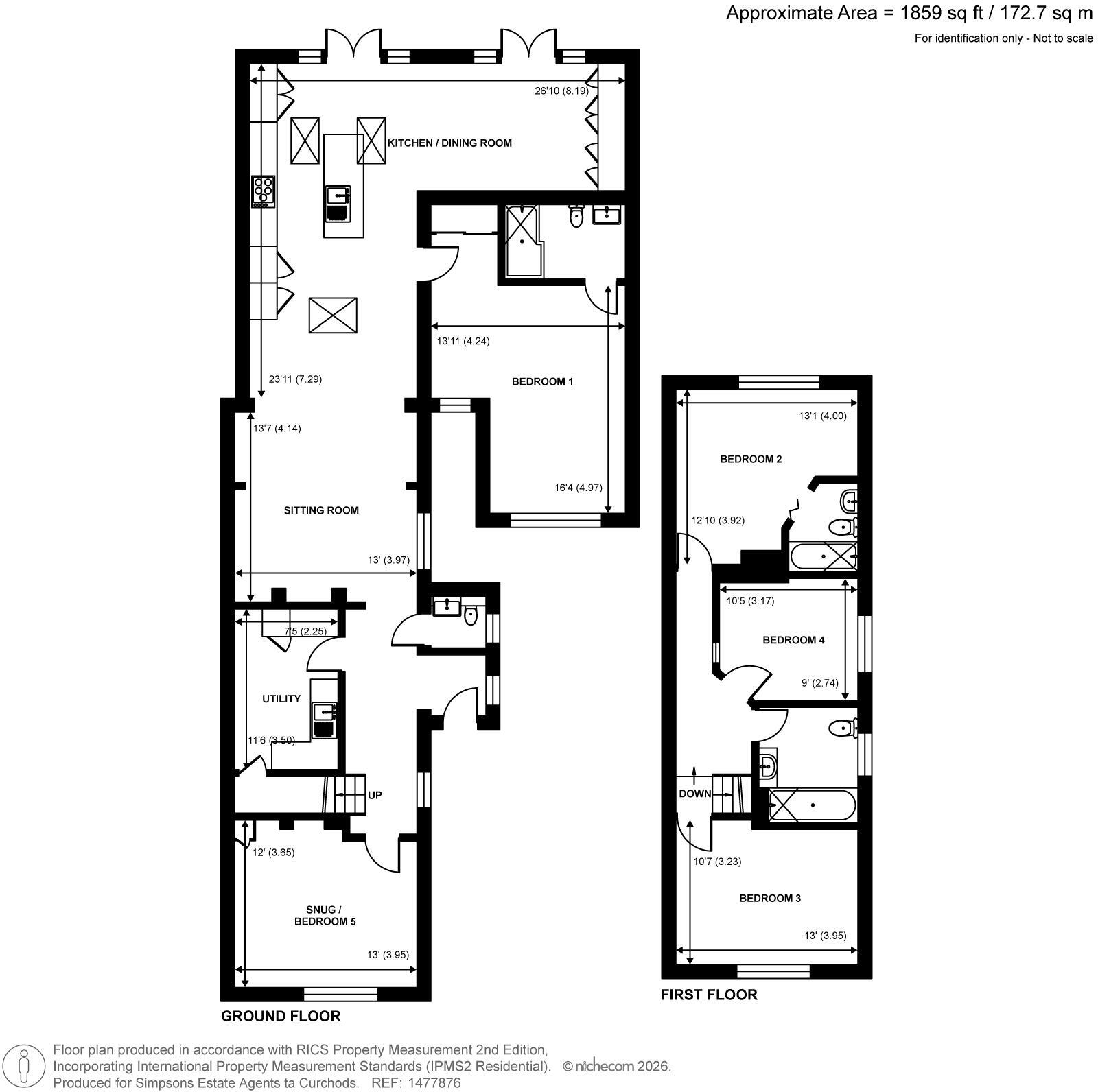 Petersham Avenue, KT14 floorplan