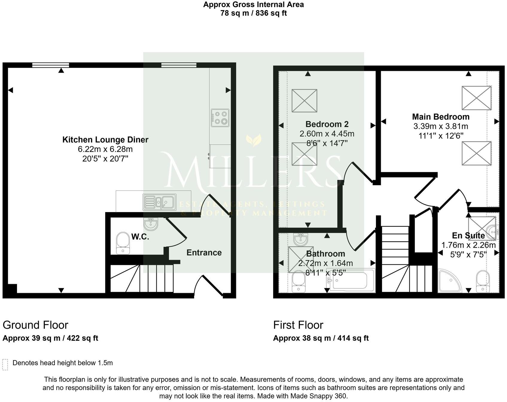Bond Street, Immanuel House, NR27 floorplan