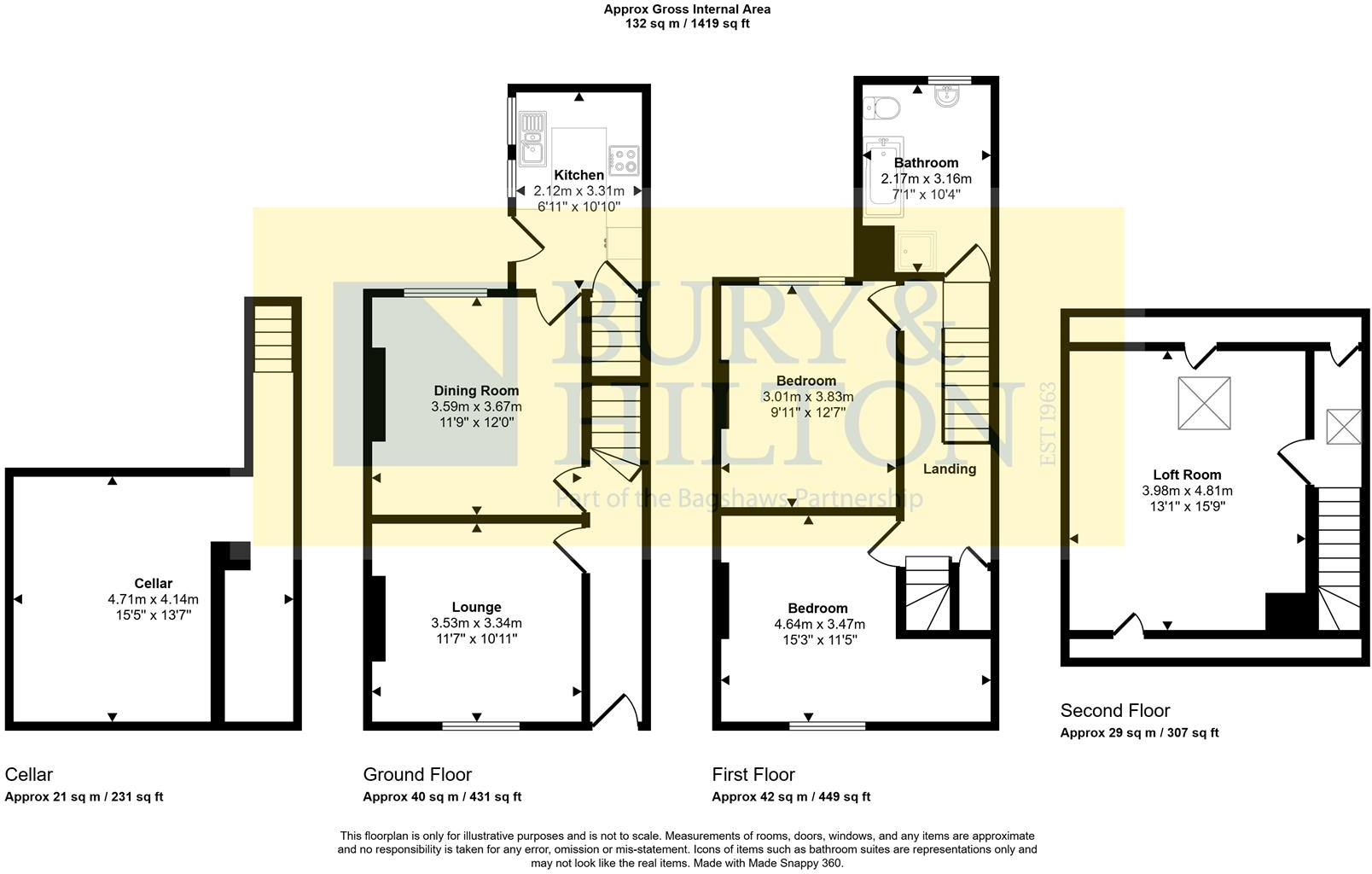 Glebe Road, Buxton floorplan