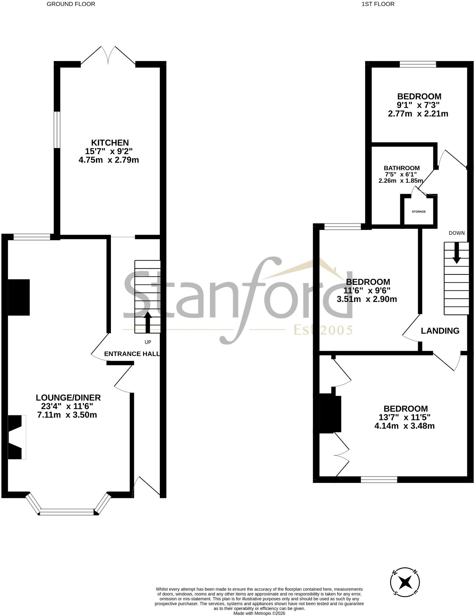 Doncaster Road, Eastleigh, SO50 floorplan