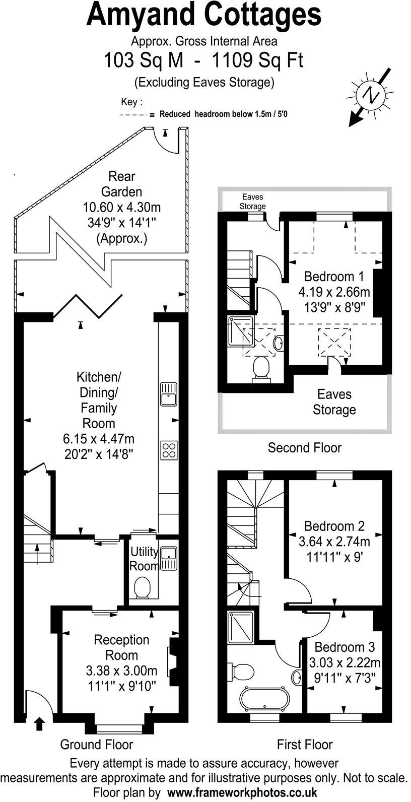 Amyand Cottages, St Margarets, TW1 floorplan