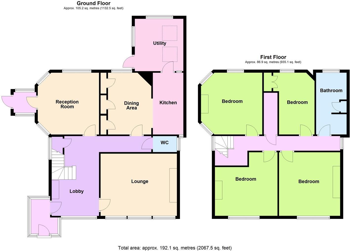 Salisbury Road, Worthing floorplan