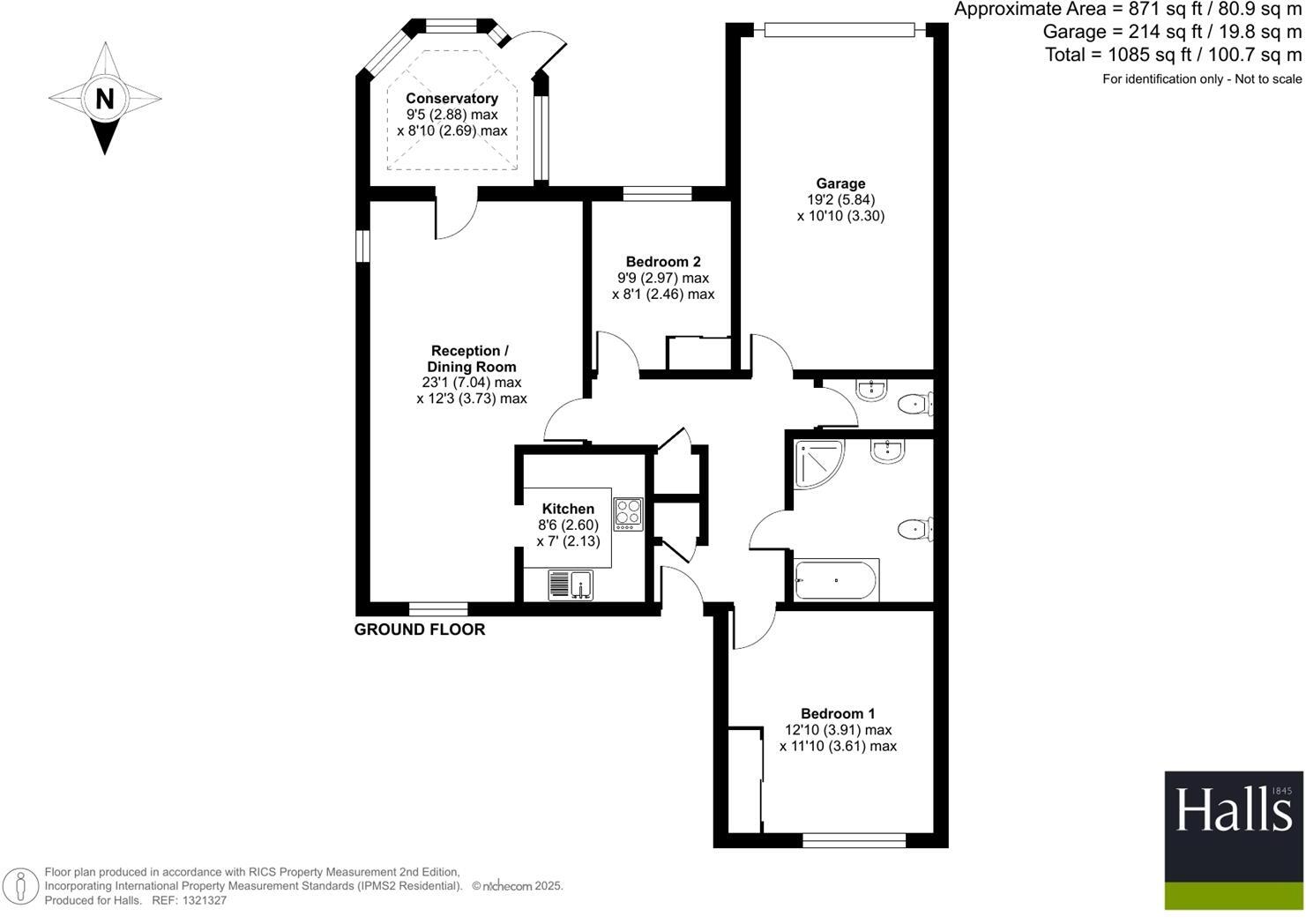 Twmpath Lane, Gobowen, Oswestry. floorplan