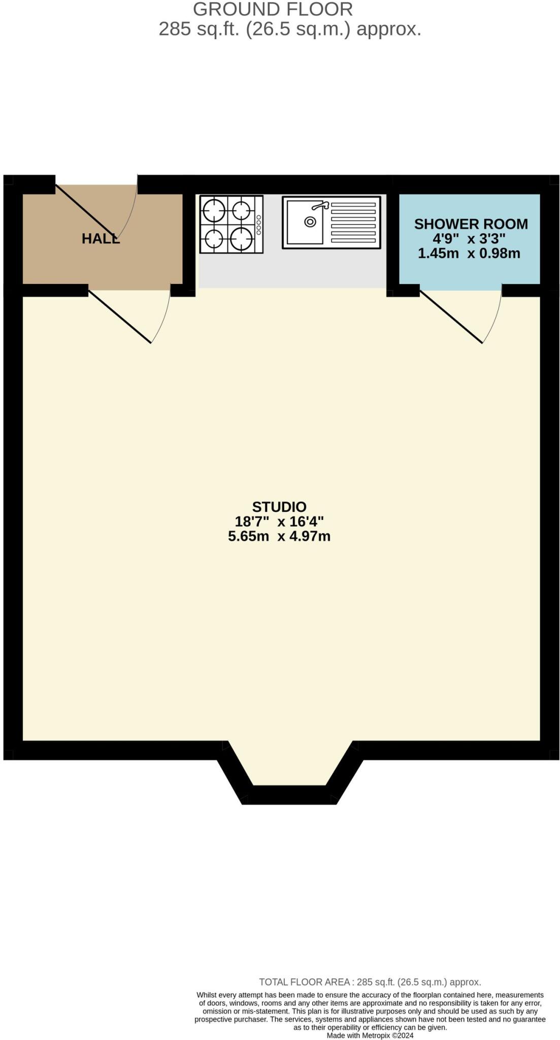 Clifton Terrace, Taunton, TA2 floorplan