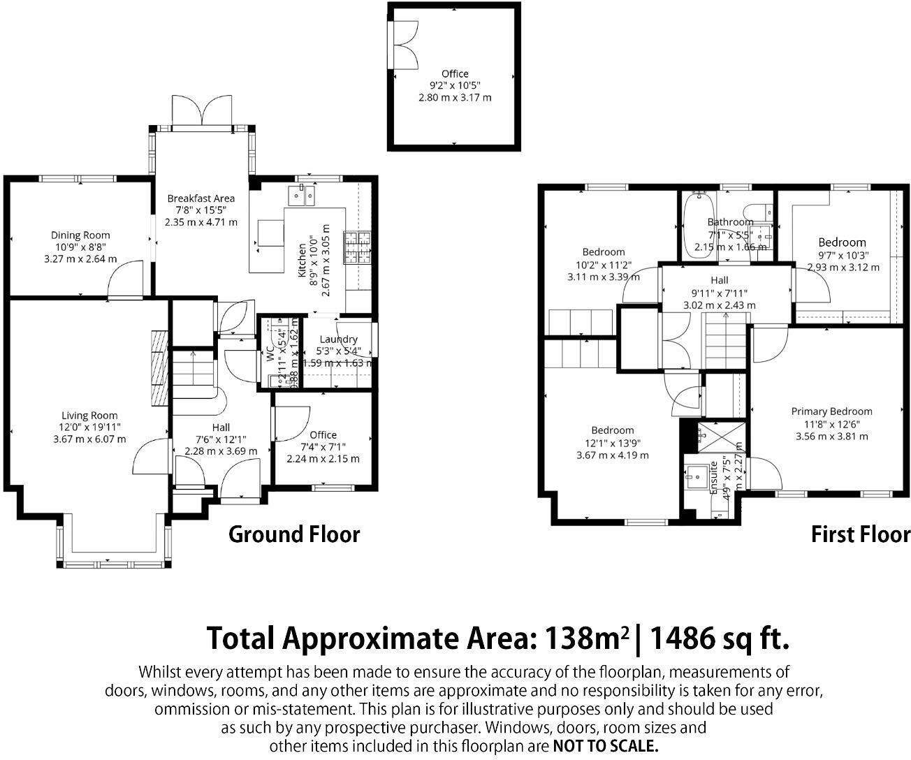 28, Acacia Way, Edwalton, NG12 4DA floorplan