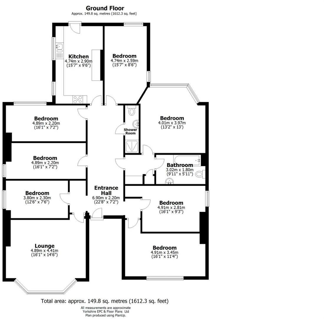 Tapton House Road, Sheffield floorplan