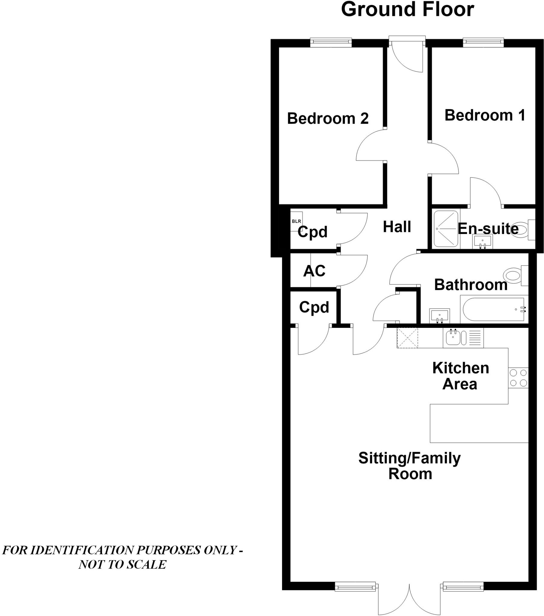Apartment 10, Tudor House, 115 Main Street, Pembroke floorplan