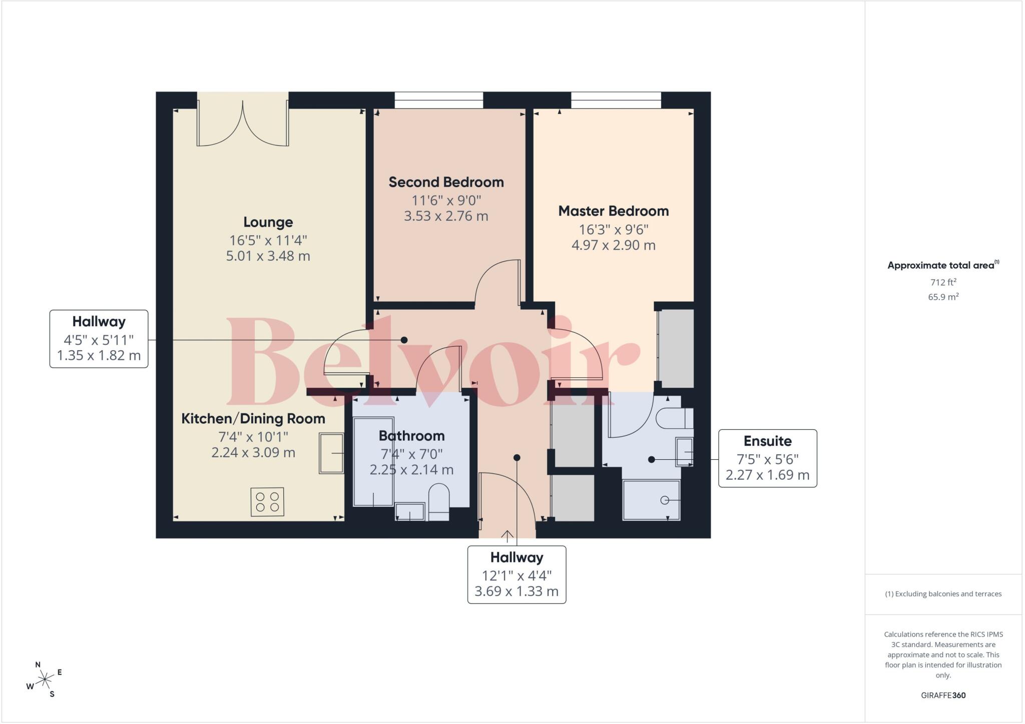 Hollies Court, Rooksdown, Basingstoke, RG24 floorplan