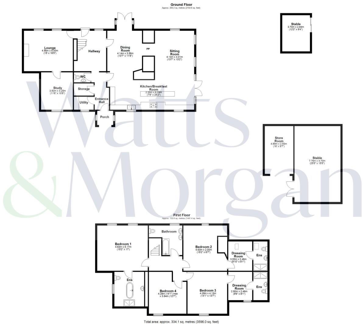 Redlands House, Bonvilston, Cardiff, CF5 6TQ floorplan