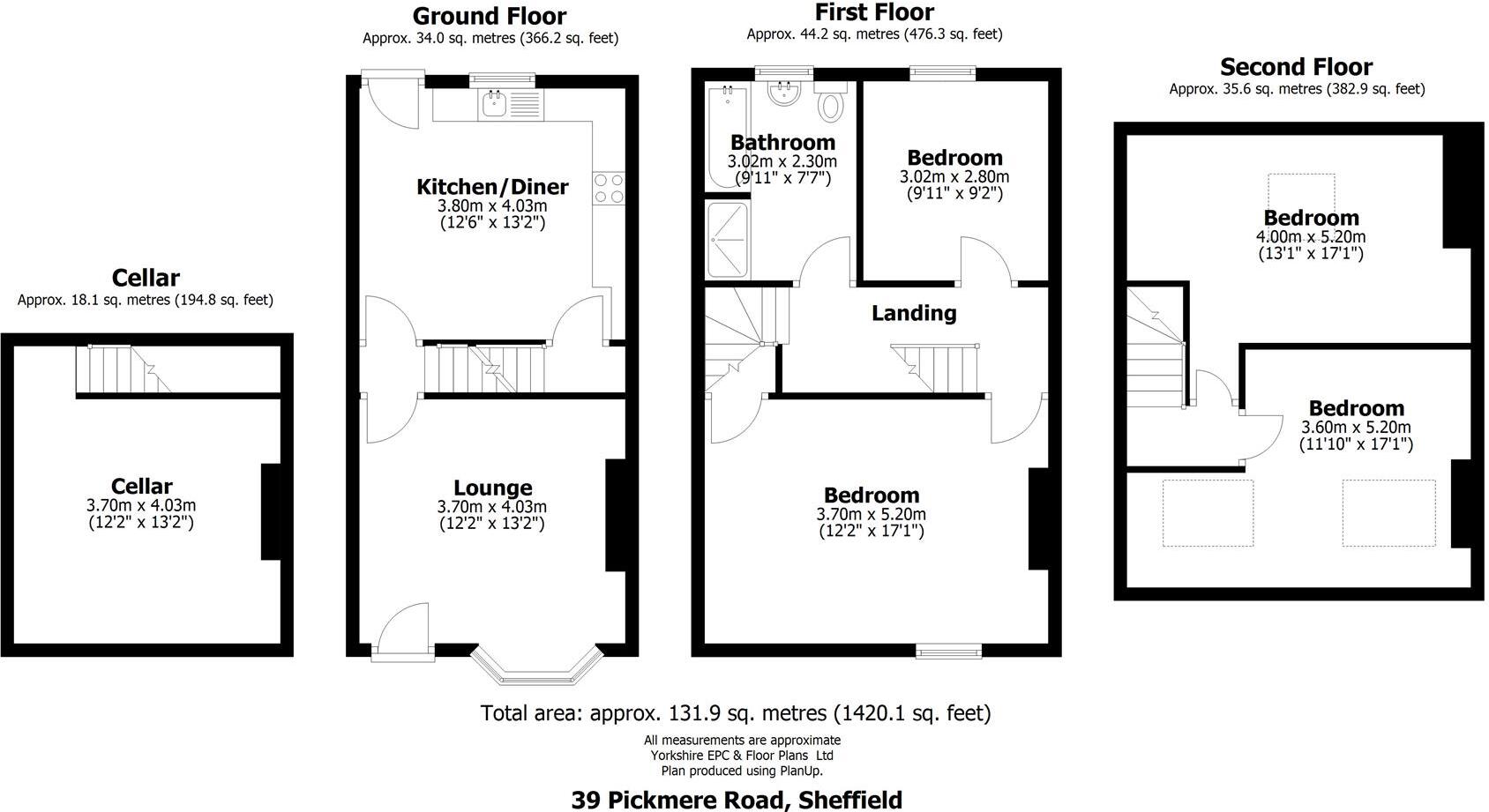 39 Pickmere Road, Crookes floorplan