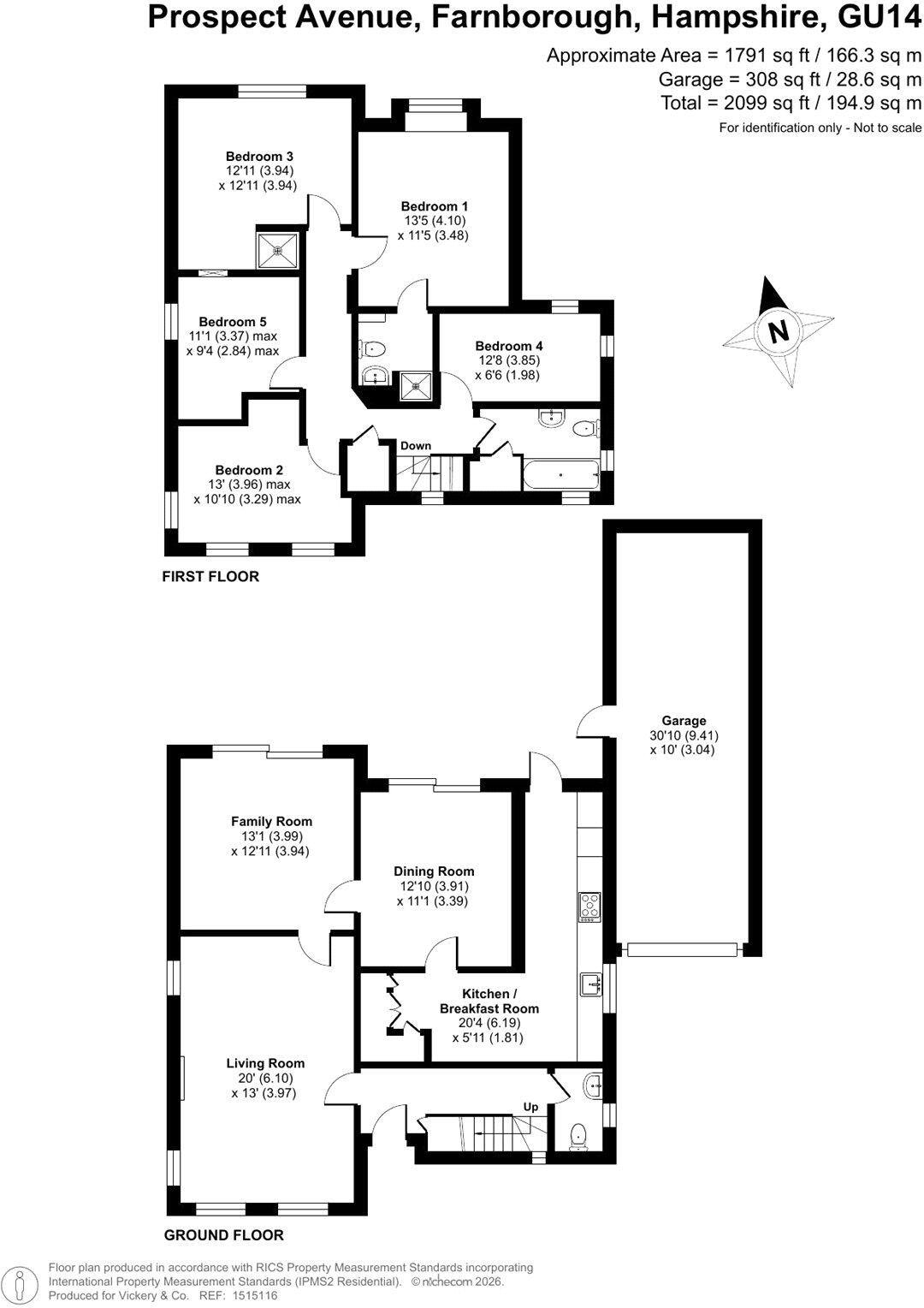 Prospect Avenue, Farnborough, Hampshire, GU14 floorplan