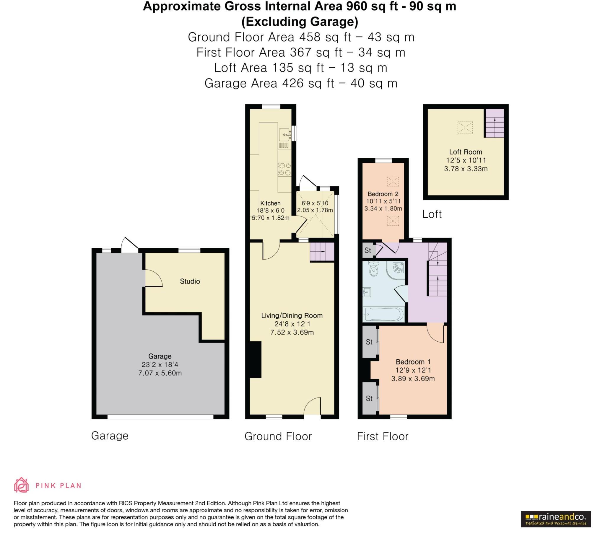 1892 Character Semi - Woollard Street, Waltham Abbey floorplan