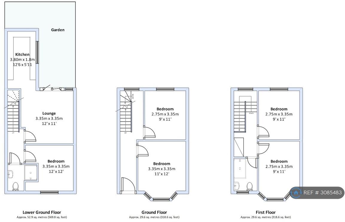 Hanover Terrace, Brighton, BN2 floorplan