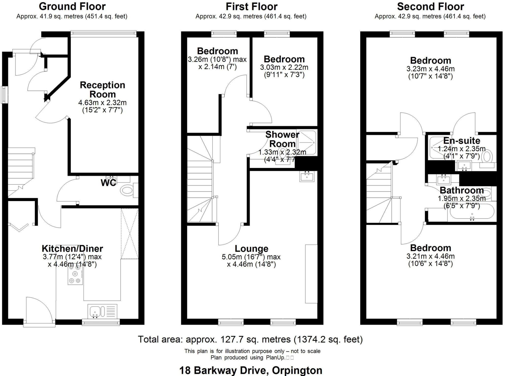 Barkway Drive, Orpington floorplan