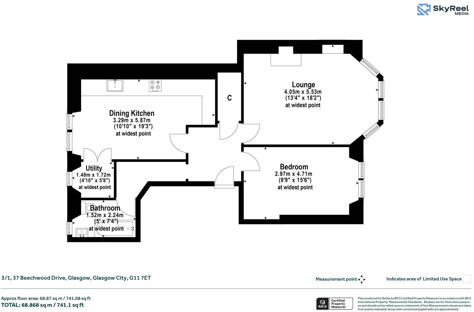 Beechwood Drive, Broomhill, Glasgow floorplan