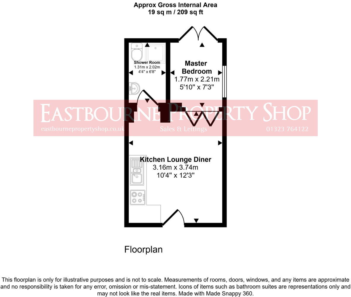 Bedford Grove, Eastbourne, BN21 2DU floorplan