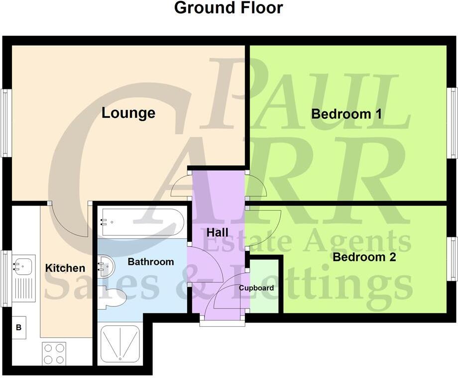 Lilafield Court, Heather Croft, Kingstanding, Birmingham, B44 9SJ floorplan