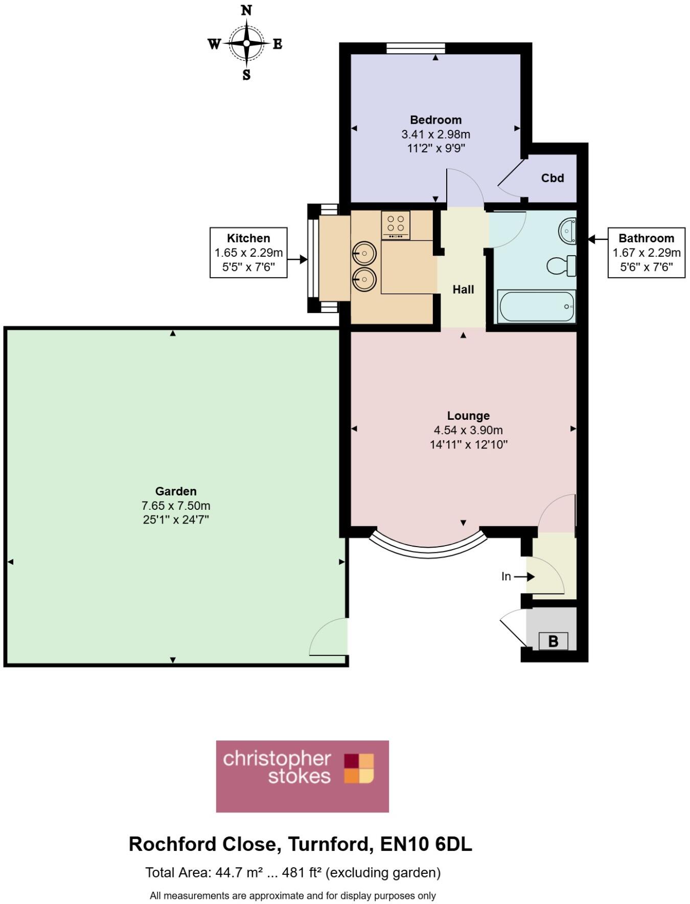 Rochford Close, Broxbourne, Hertfordshire, EN10 6DL floorplan