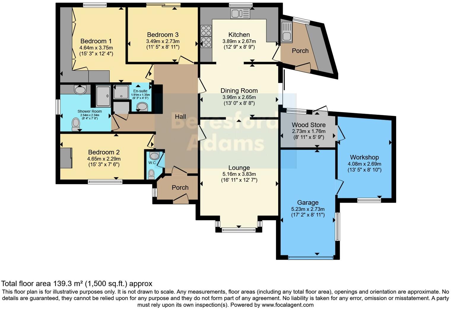 Meadow View, BUCKLEY, Clwyd, CH7 floorplan