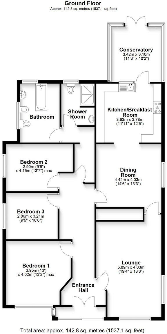 Homelands Road,Rhiwbina,Cardiff,CF14 1UJ floorplan