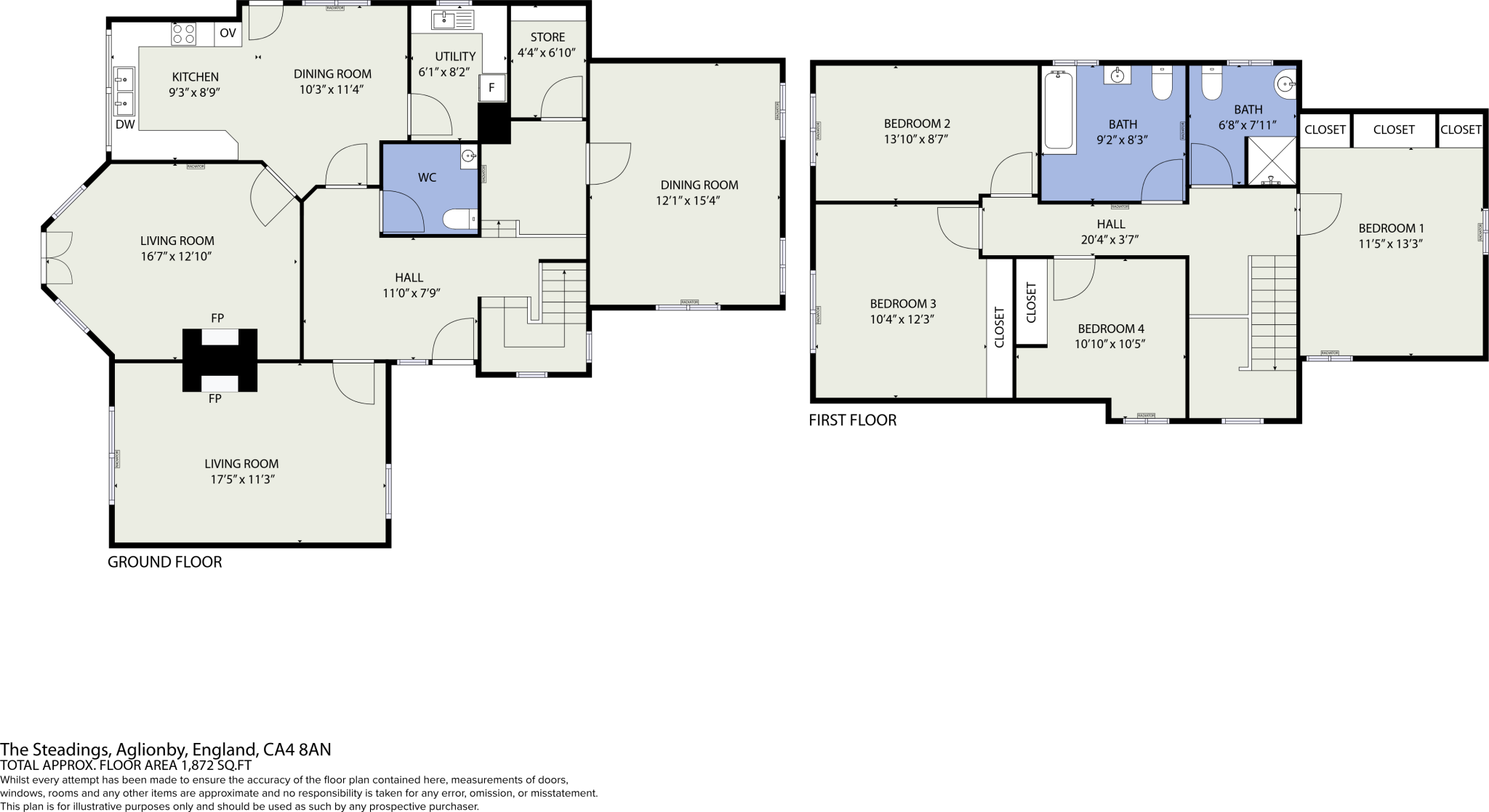 Aglionby, Carlisle floorplan