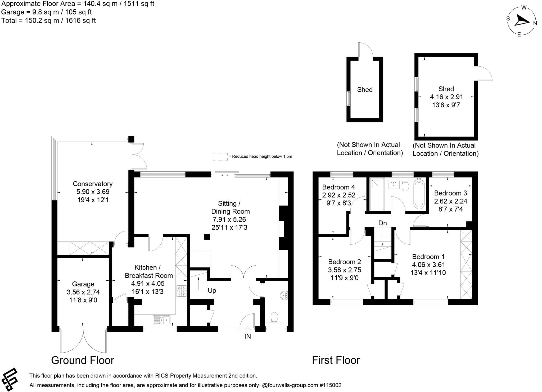 Elmleigh, Midhurst, West Sussex, GU29 floorplan