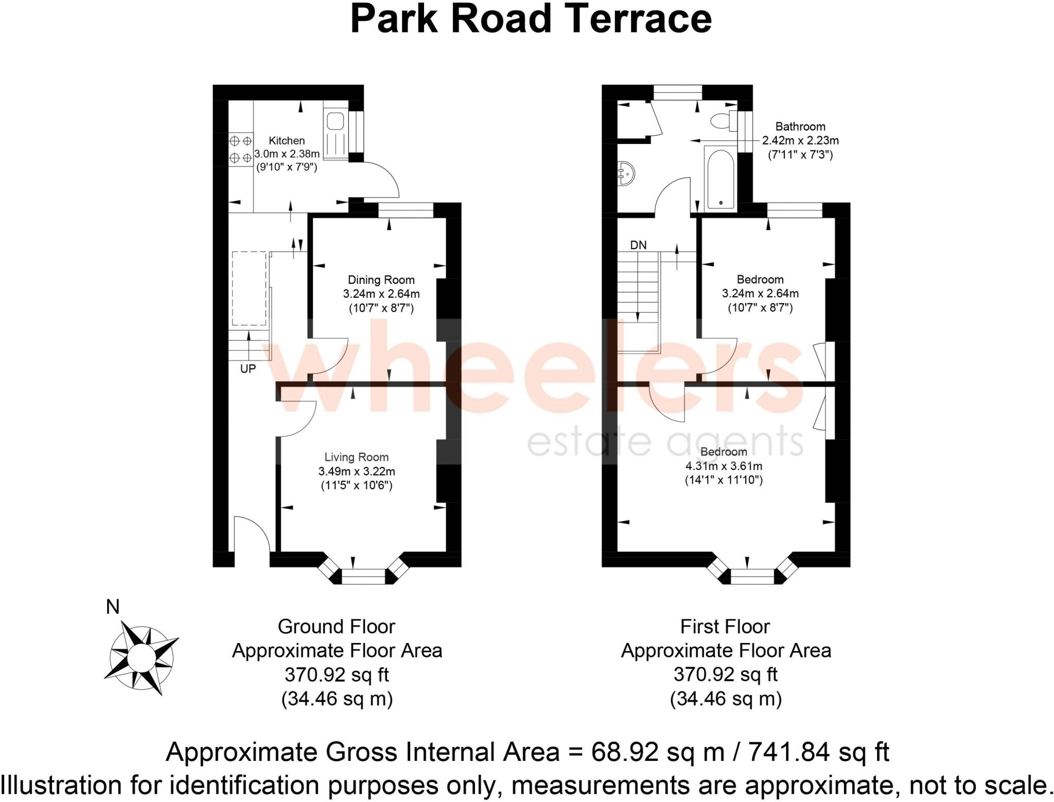 Park Road Terrace, Hanover, Brighton BN2 0GT floorplan