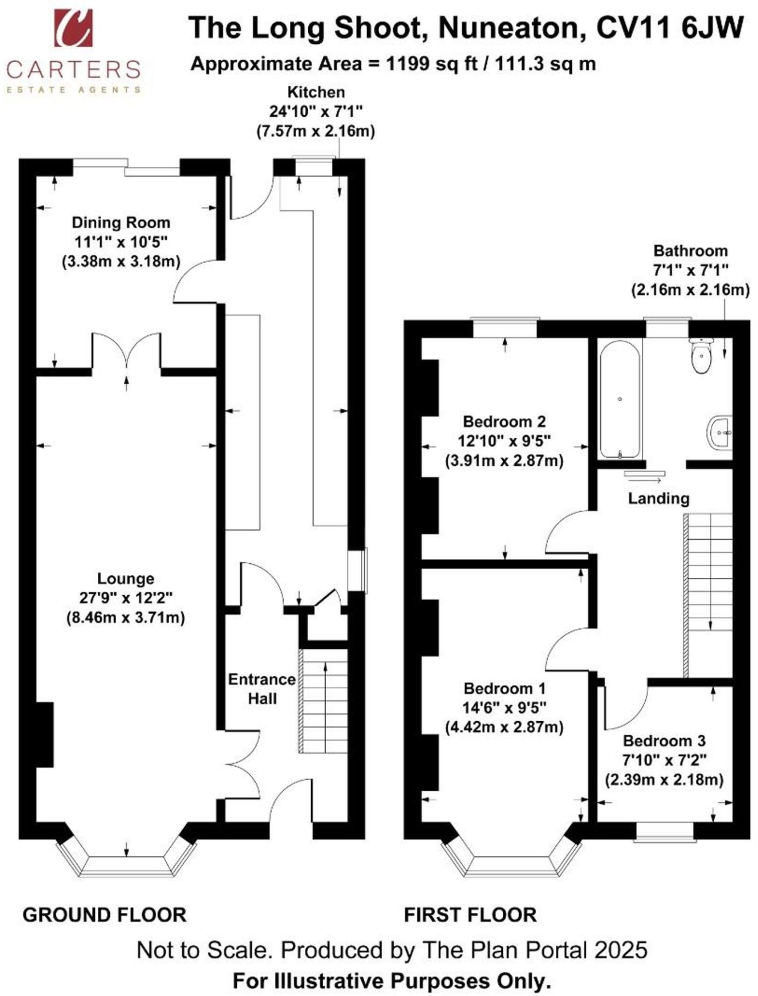 The Long Shoot, Nuneaton, CV11 floorplan