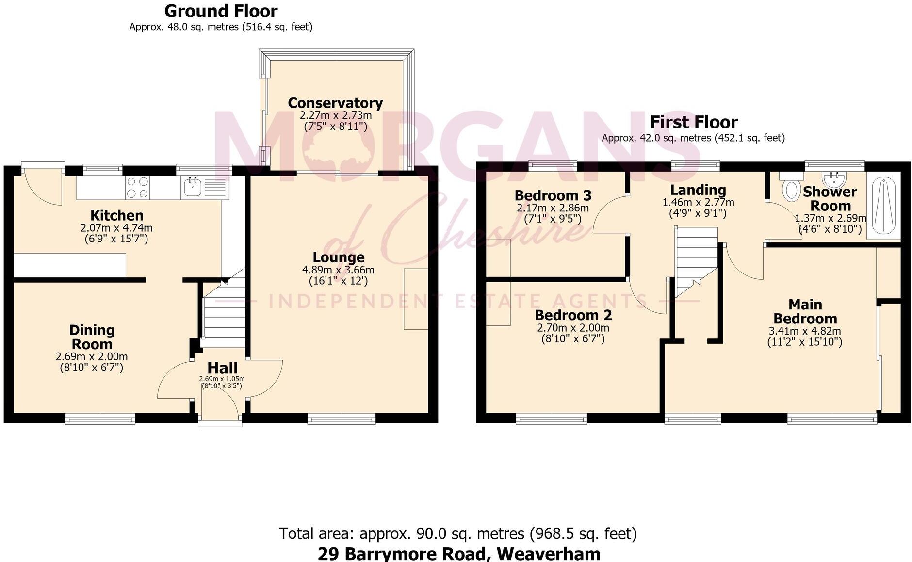 Barrymore Road, Weaverham, CW8 floorplan