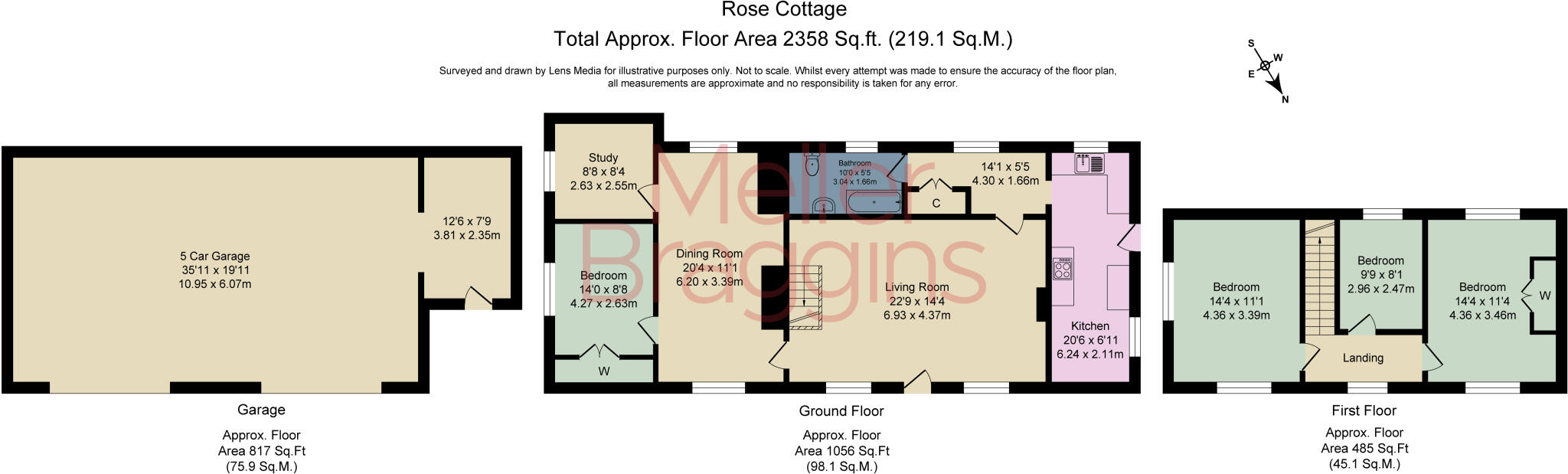 Rose Cottage, Marston Lane, Marston floorplan