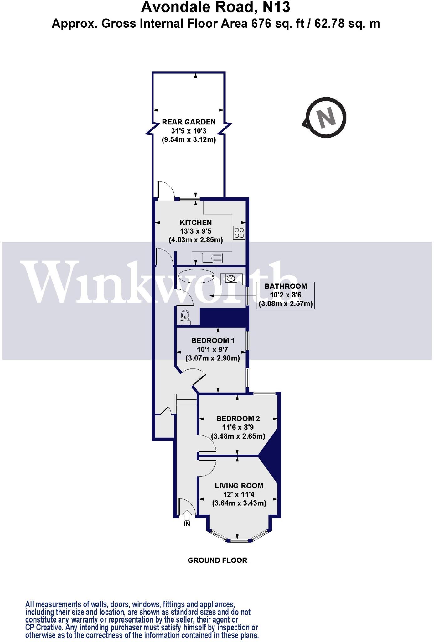 Avondale Road, London, N13 floorplan