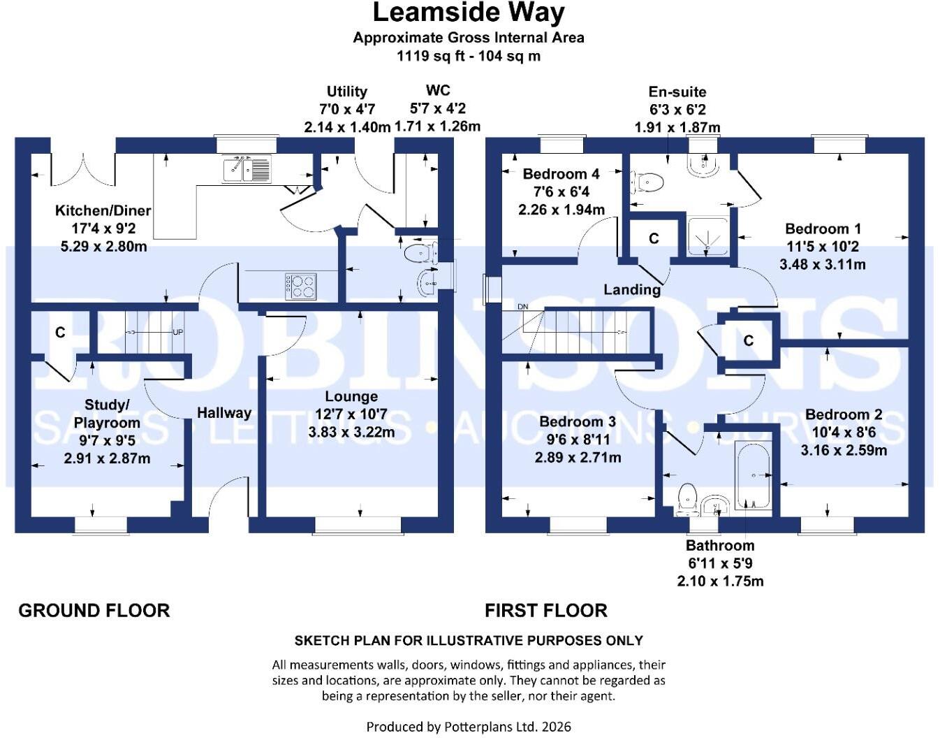 Leamside Way, Bowburn, Durham floorplan