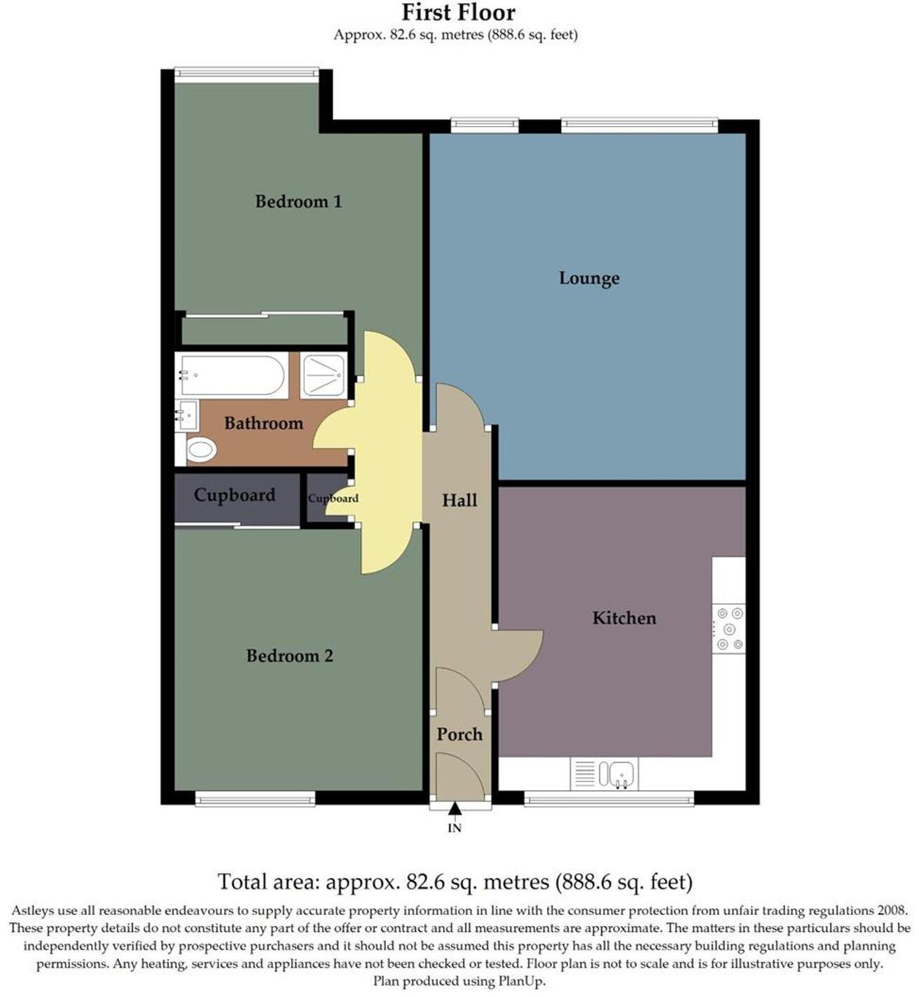 Roman Court, Blackpill, SA3 floorplan