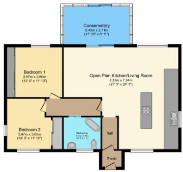 Sandy Lane, Chapel St Leonards, PE24 floorplan