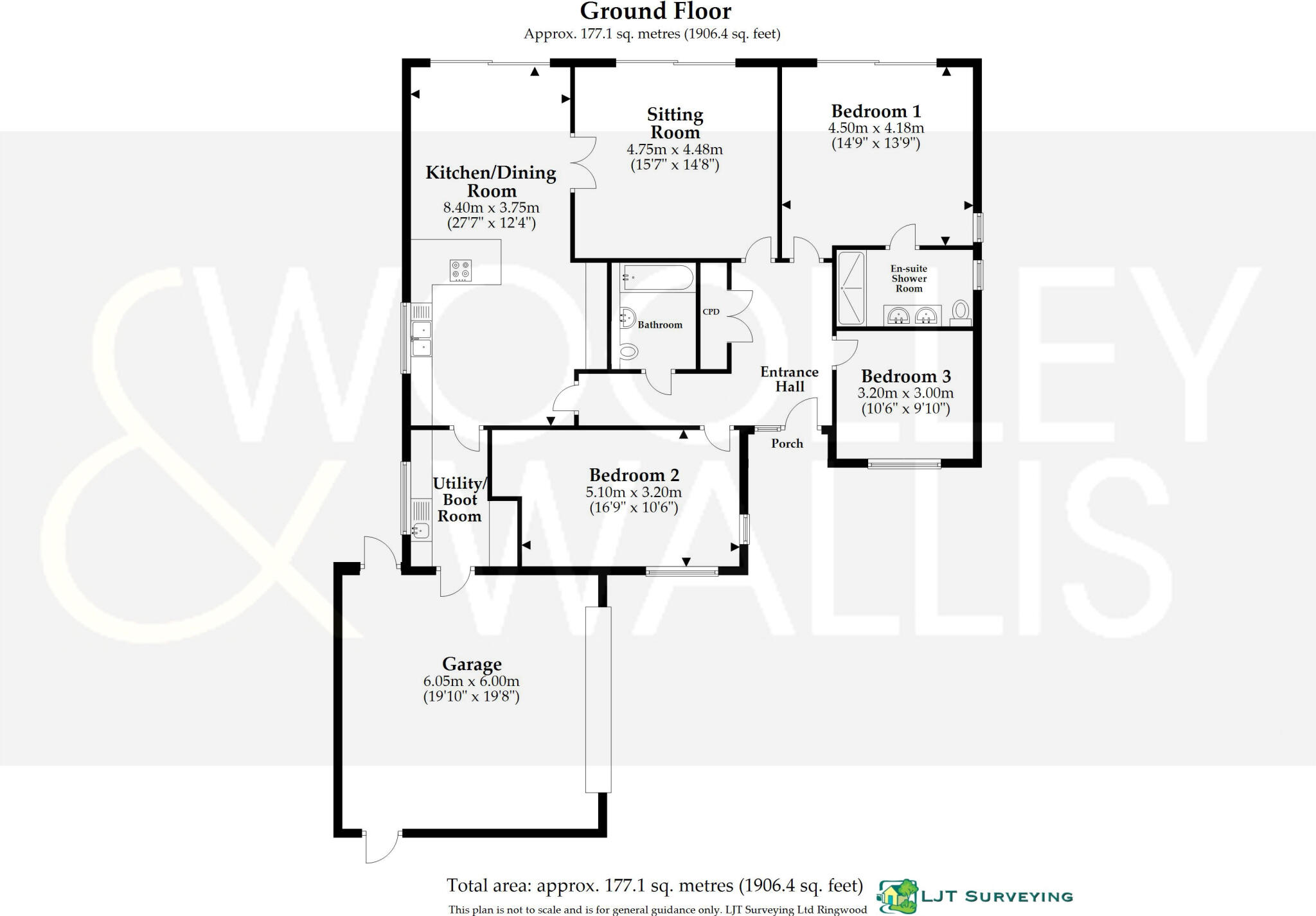 Lions Lane, Ashley Heath, Ringwood, Dorset, BH24 floorplan
