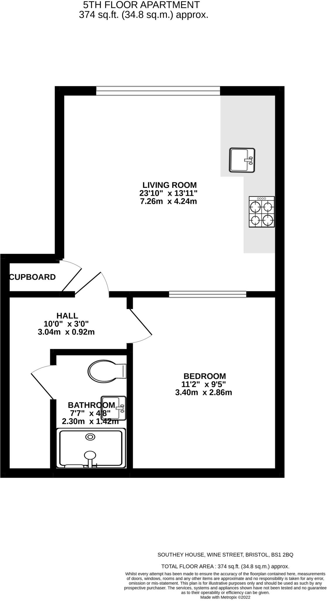 Southey House, Wine Street, Bristol, BS1 floorplan