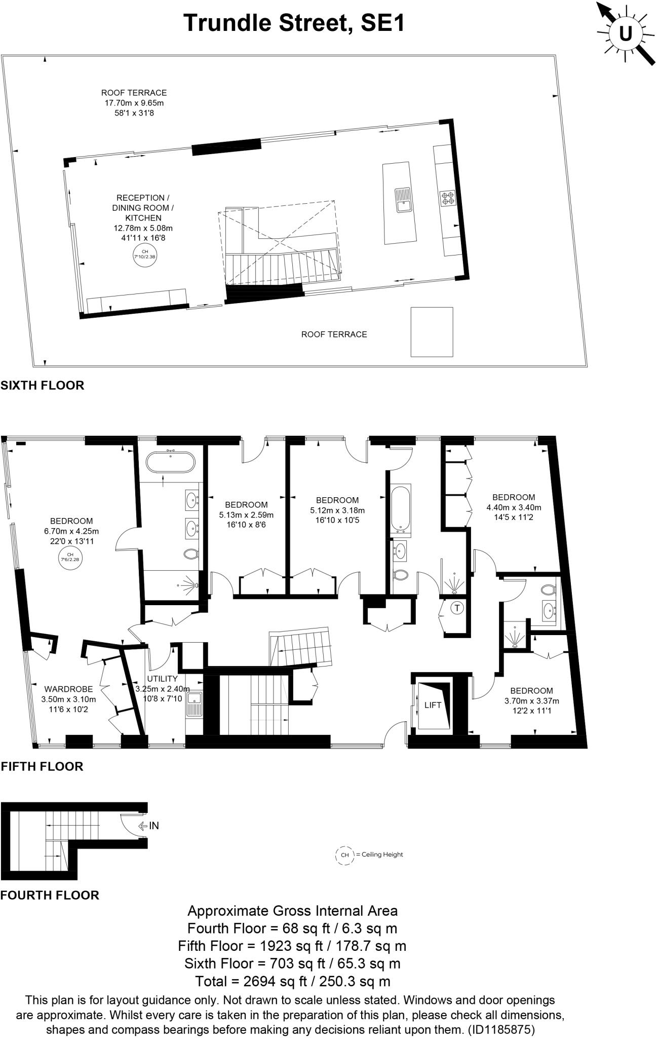 The Lantern, Borough, SE1 floorplan