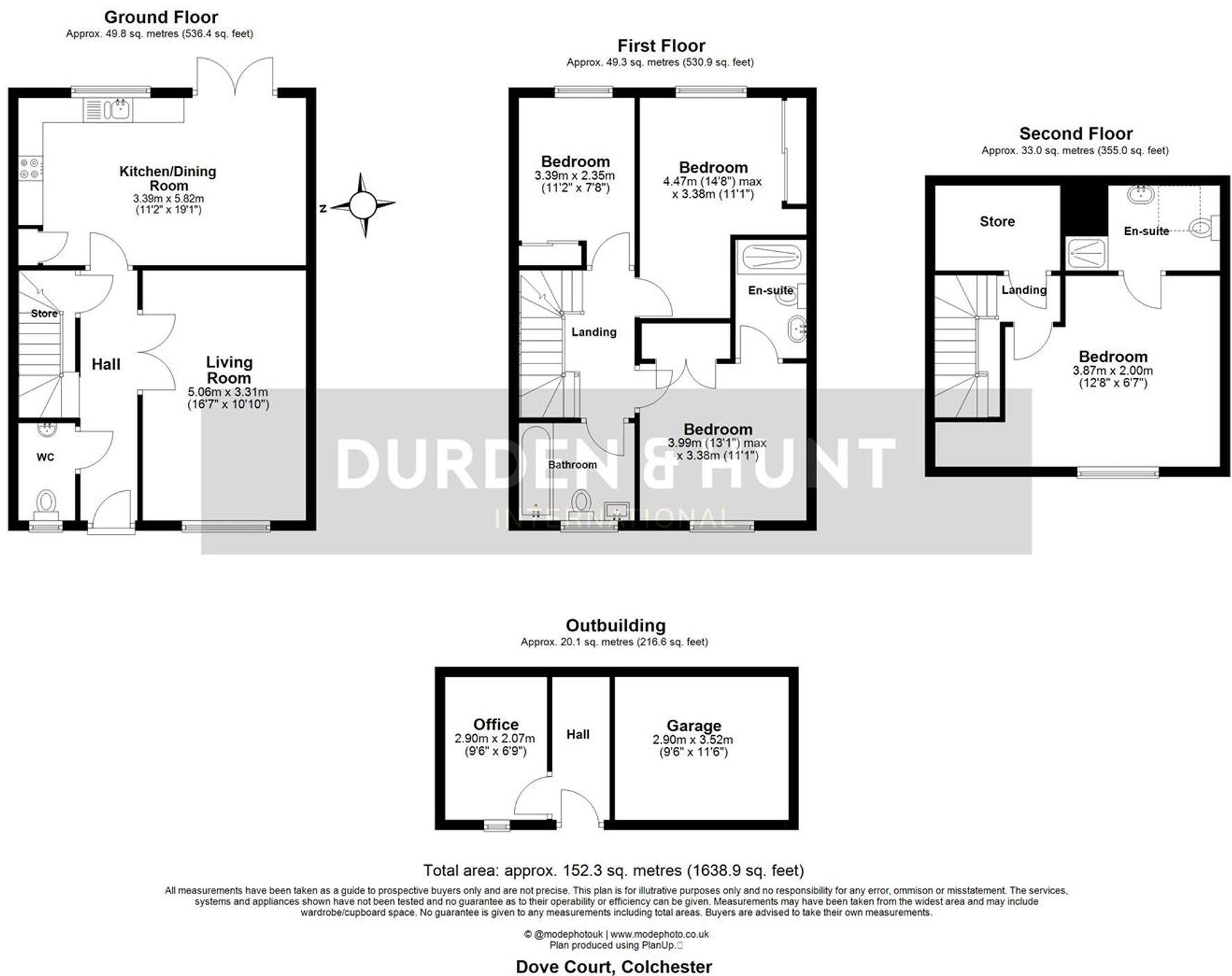 Dove Court, Stanway, CO3 floorplan