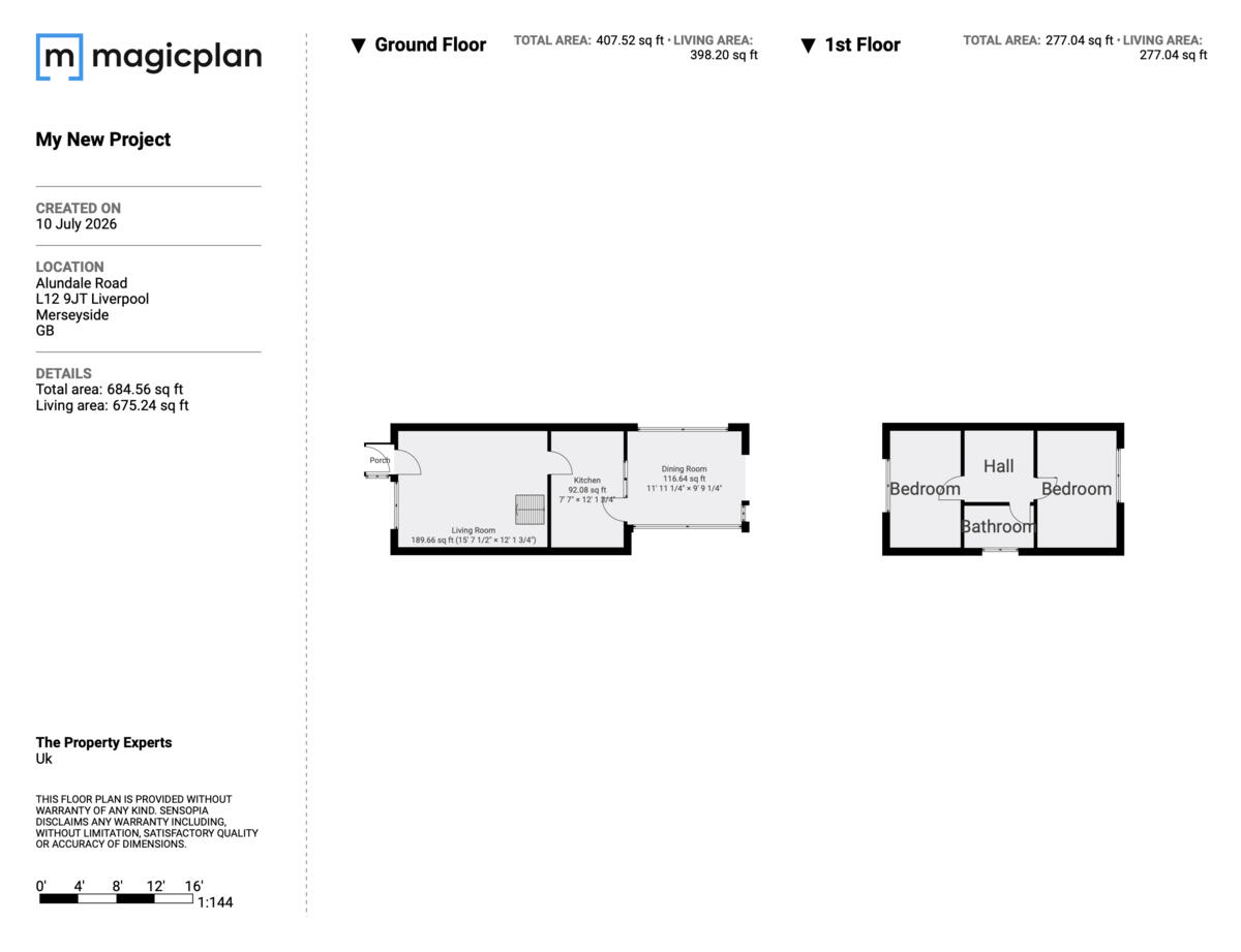 Alundale Road, Liverpool, L12 floorplan