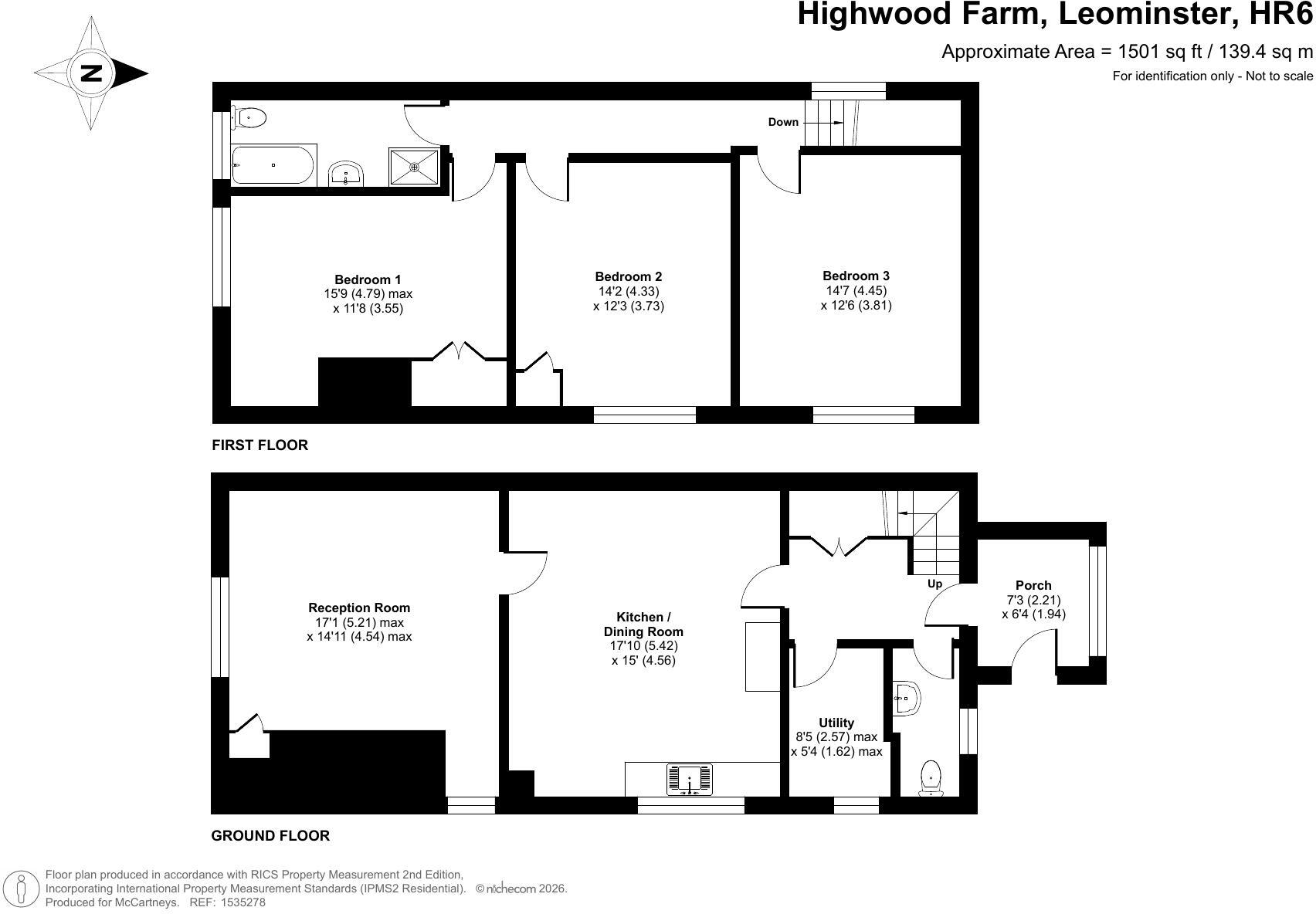 Highwood Farm, Bircher, Leominster, Herefordshire floorplan