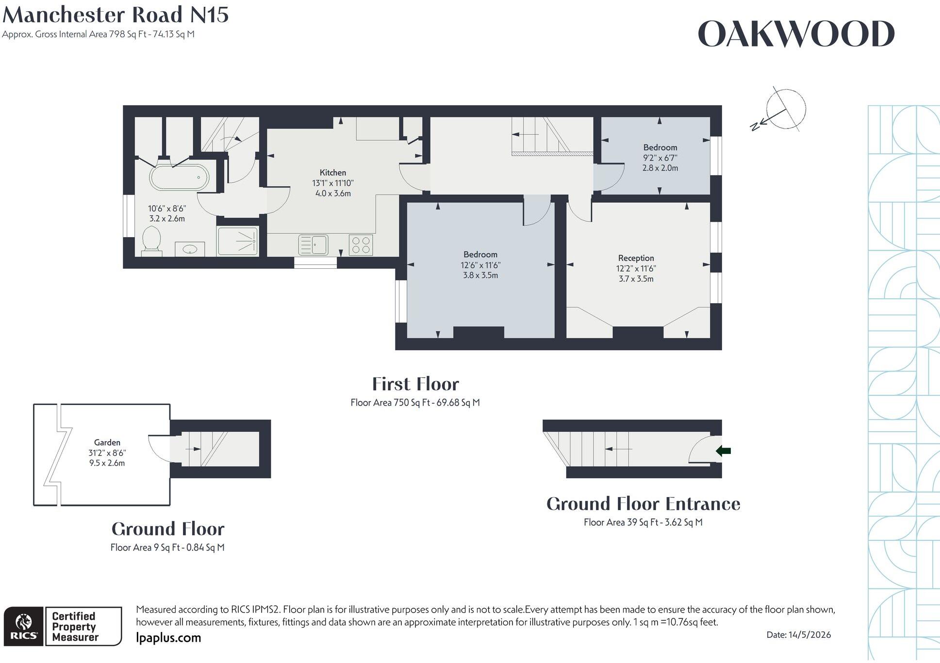 Manchester Road, London, N15 floorplan