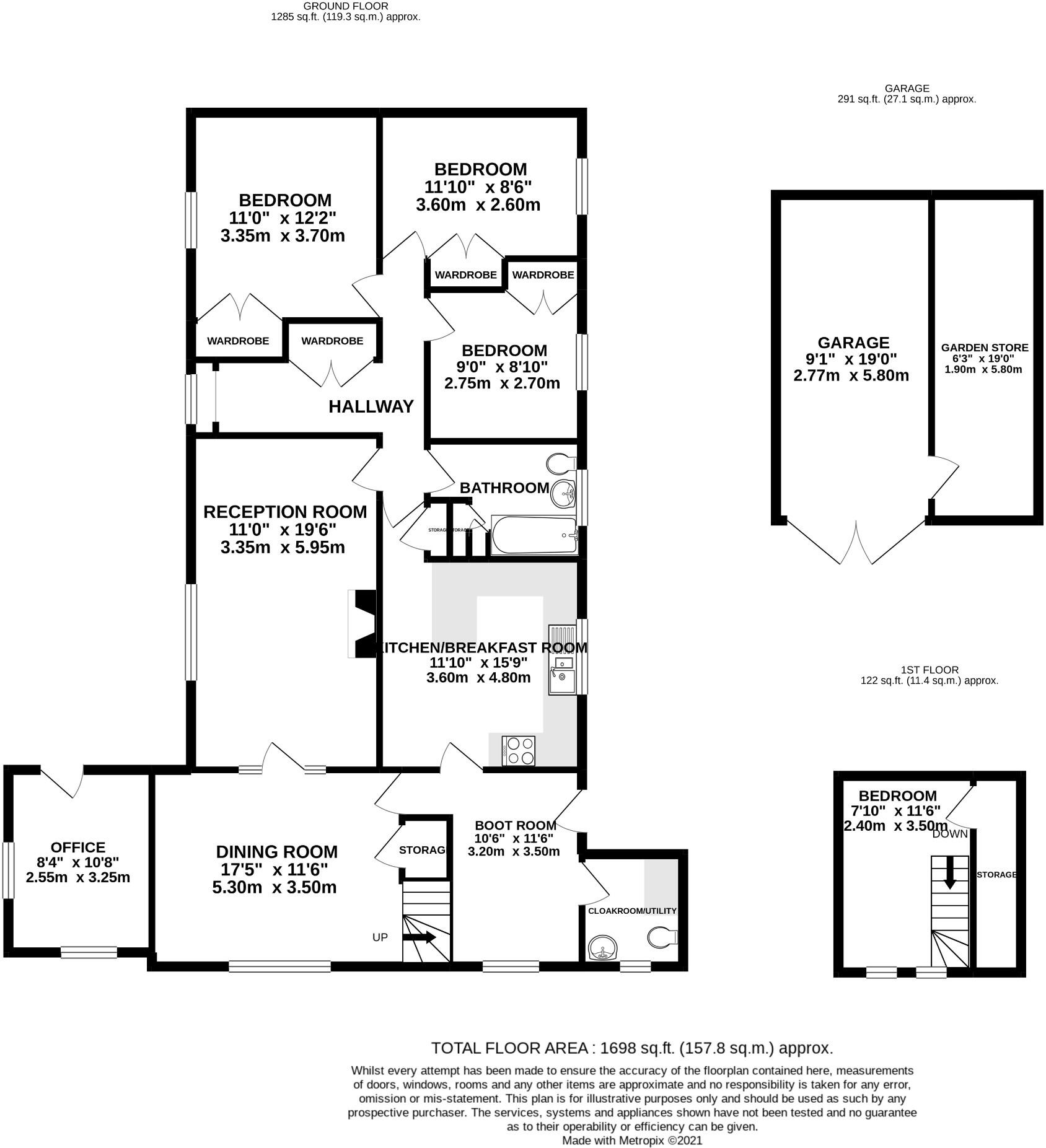 Spikes Lane, Stowmarket, Suffolk, IP14 floorplan
