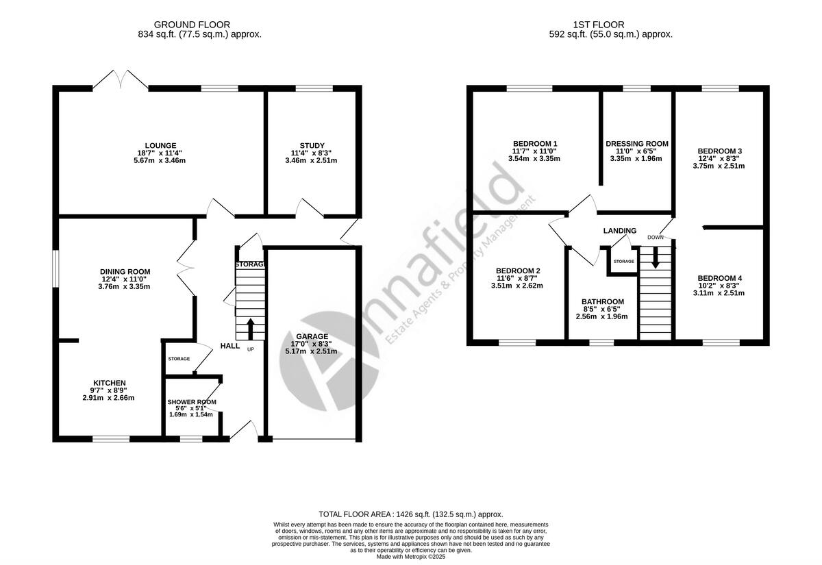 Park Road, Buckden, PE19 floorplan